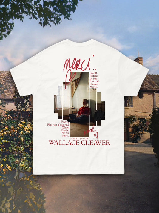 T-SHIRT WALLACE CLEAVER - MERCI..