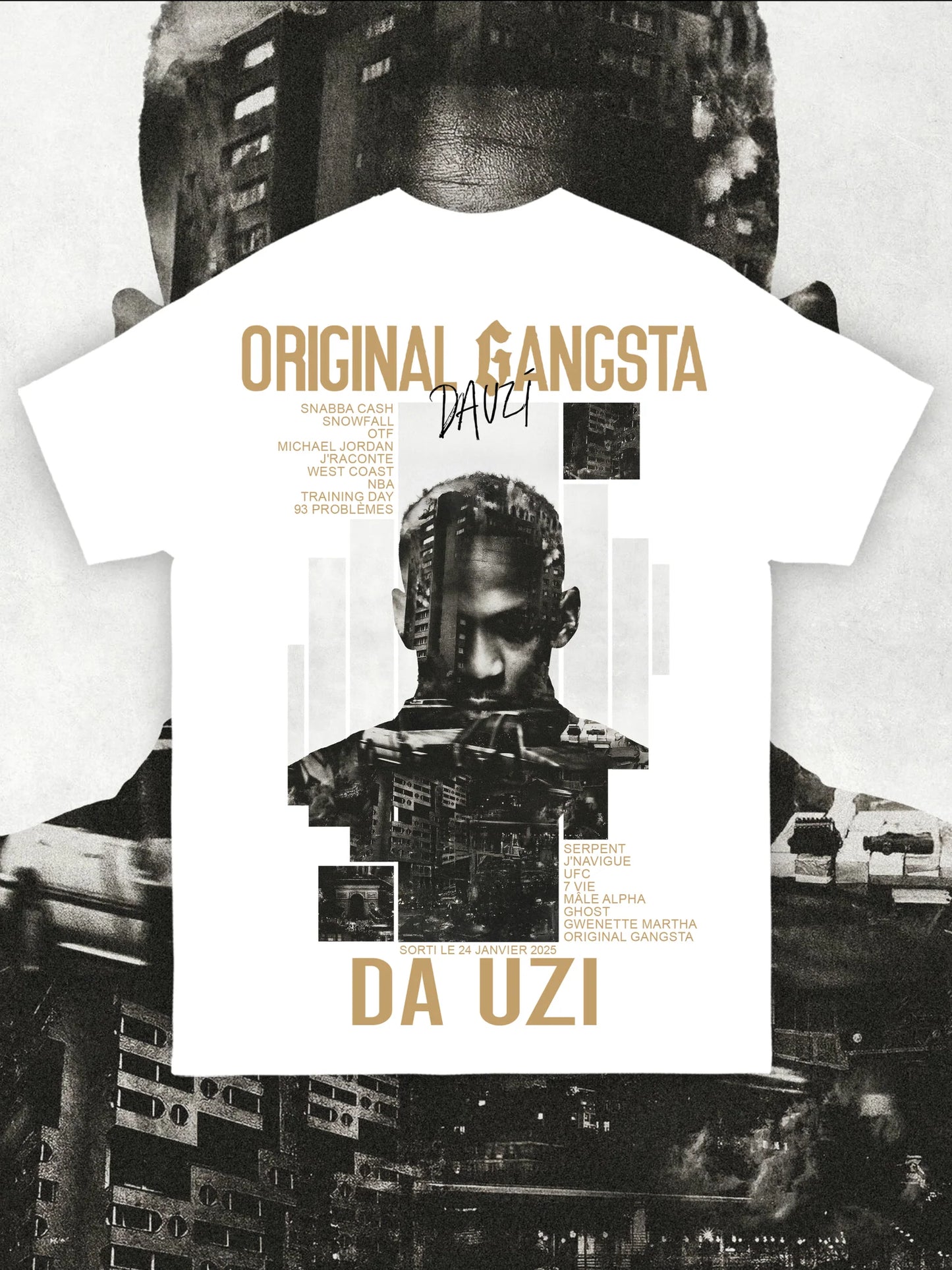 T-SHIRT DA UZI - ORIGINAL GANGSTA