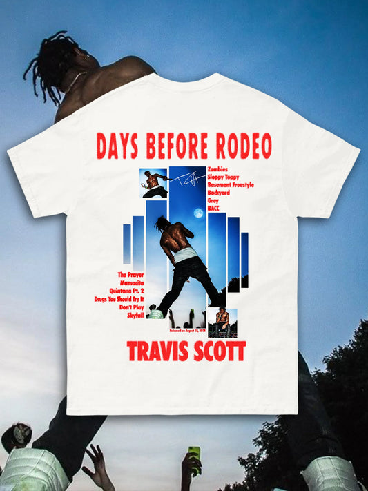 T-SHIRT TRAVIS SCOTT - DAYS BEFORE RODEO