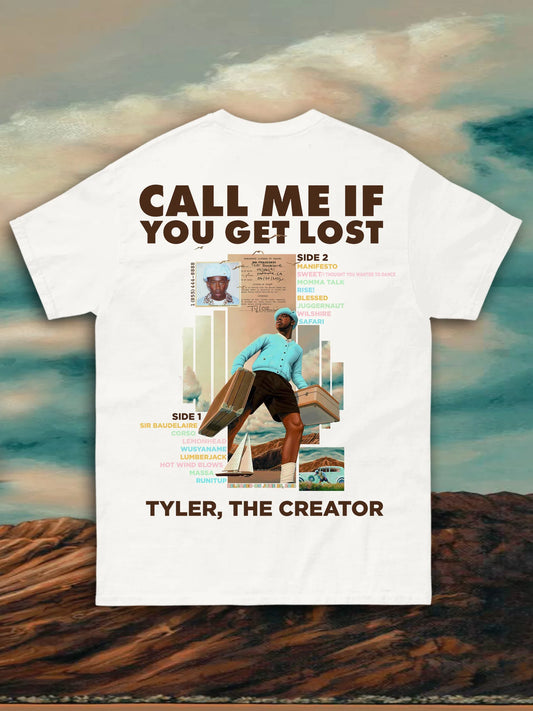 T-SHIRT TYLER THE CREATOR - CALL ME IF YOU GET LOST