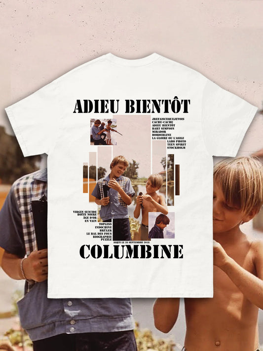 T-SHIRT COLUMBINE - ADIEU BIENTÔT