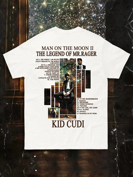T-SHIRT KID CUDI - MAN ON THE MOON II
