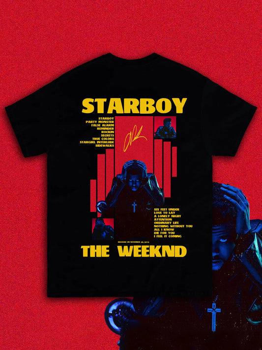 T-SHIRT THE WEEKND - STARBOY