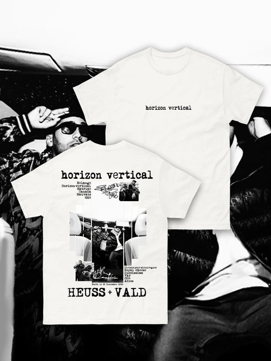 T-SHIRT HEUSS L'ENFOIRÉ x VALD - HORIZON VERTICAL