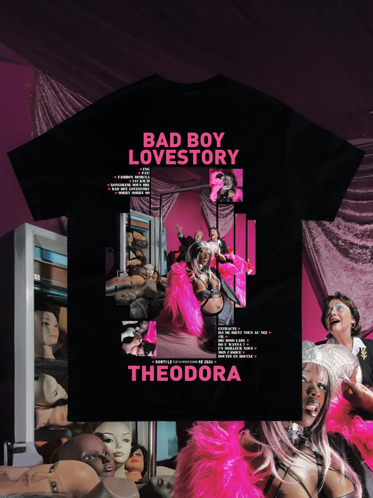 T-SHIRT THÉODORA - BAD BOY LOVESTORY