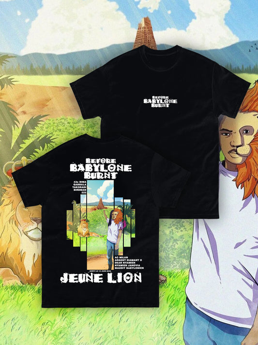 T-SHIRT JEUNE LION - BEFORE BABYLONE BURNT
