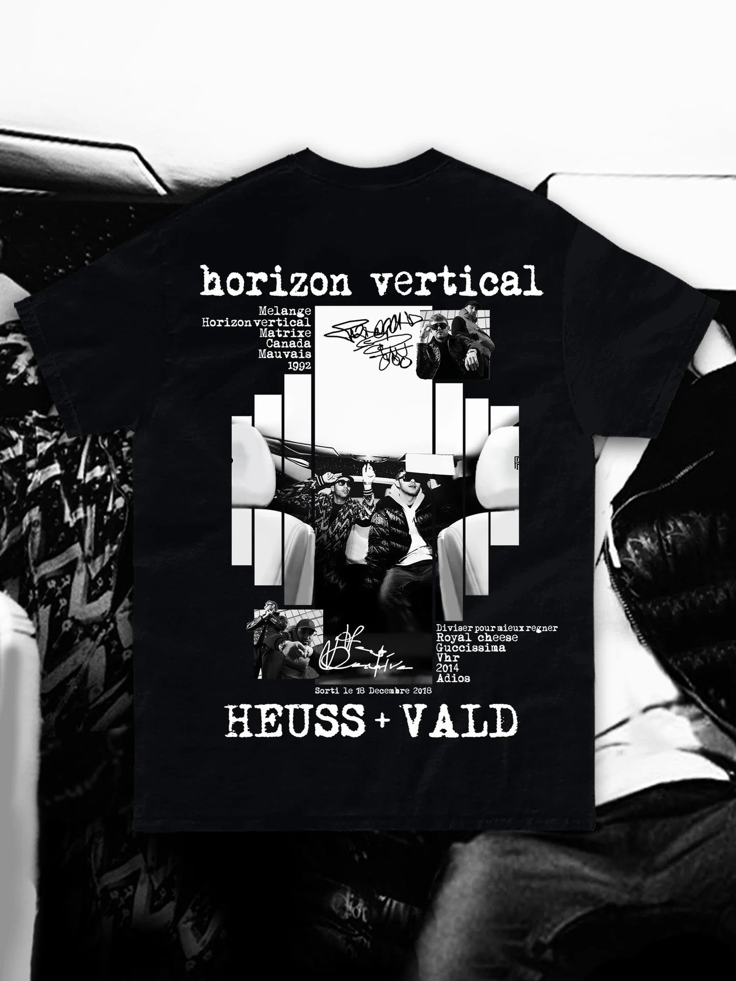T-SHIRT HEUSS L'ENFOIRÉ x VALD - HORIZON VERTICAL