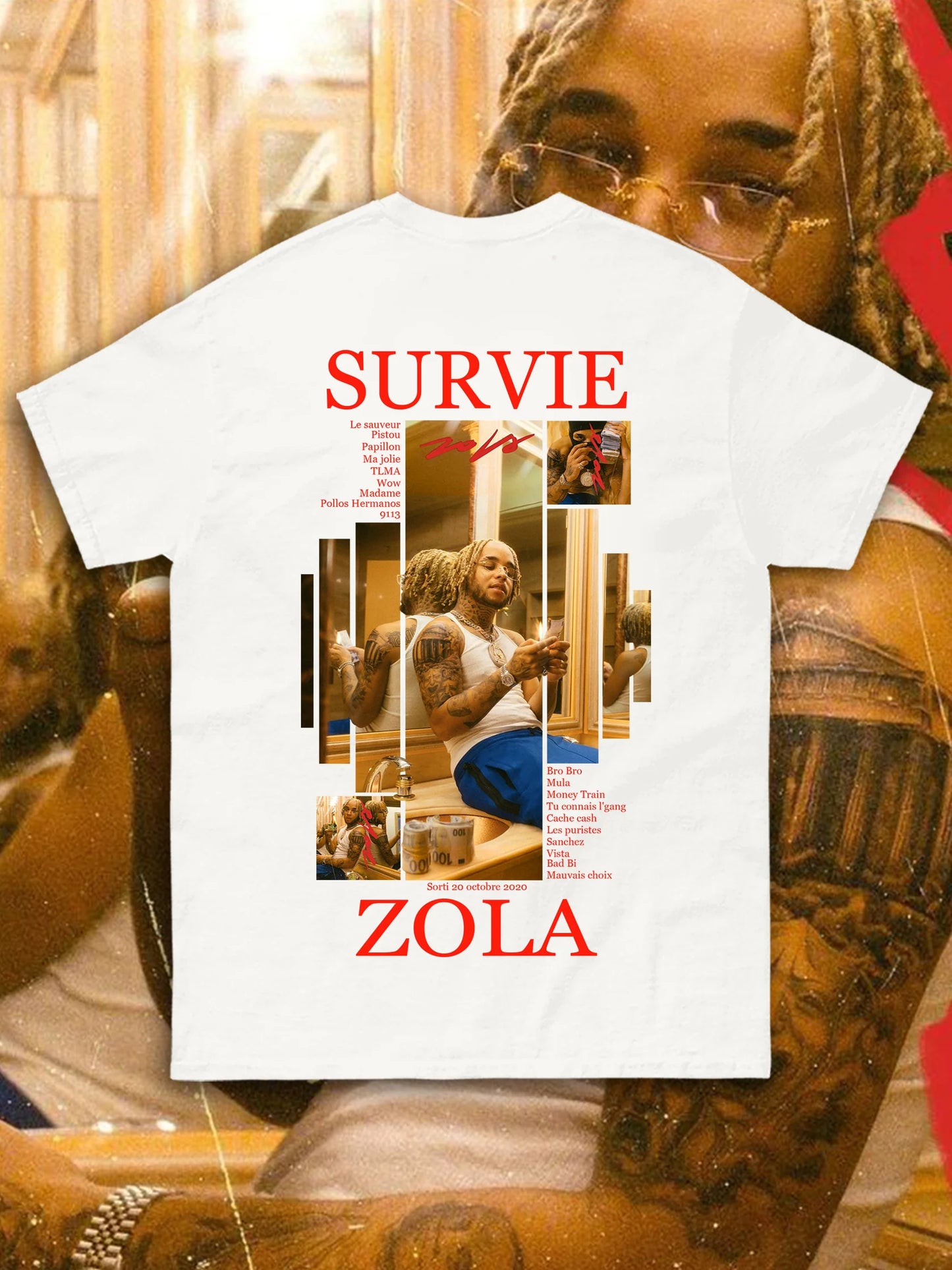 T-SHIRT ZOLA - SURVIE