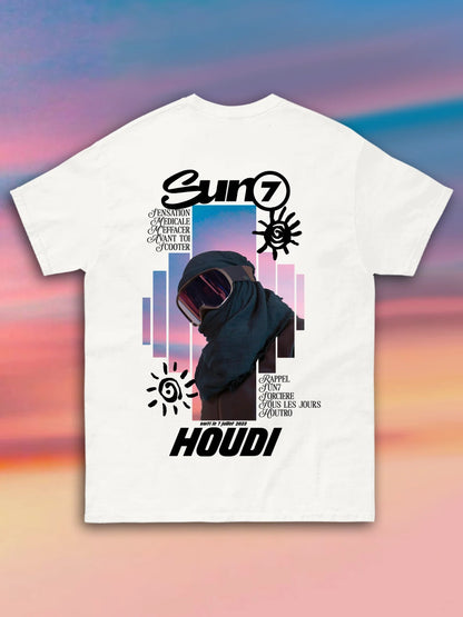 T-SHIRT HOUDI - SUN7