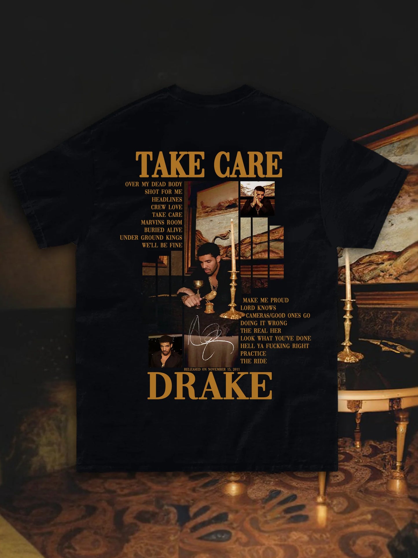 T-SHIRT DRAKE - TAKE CARE