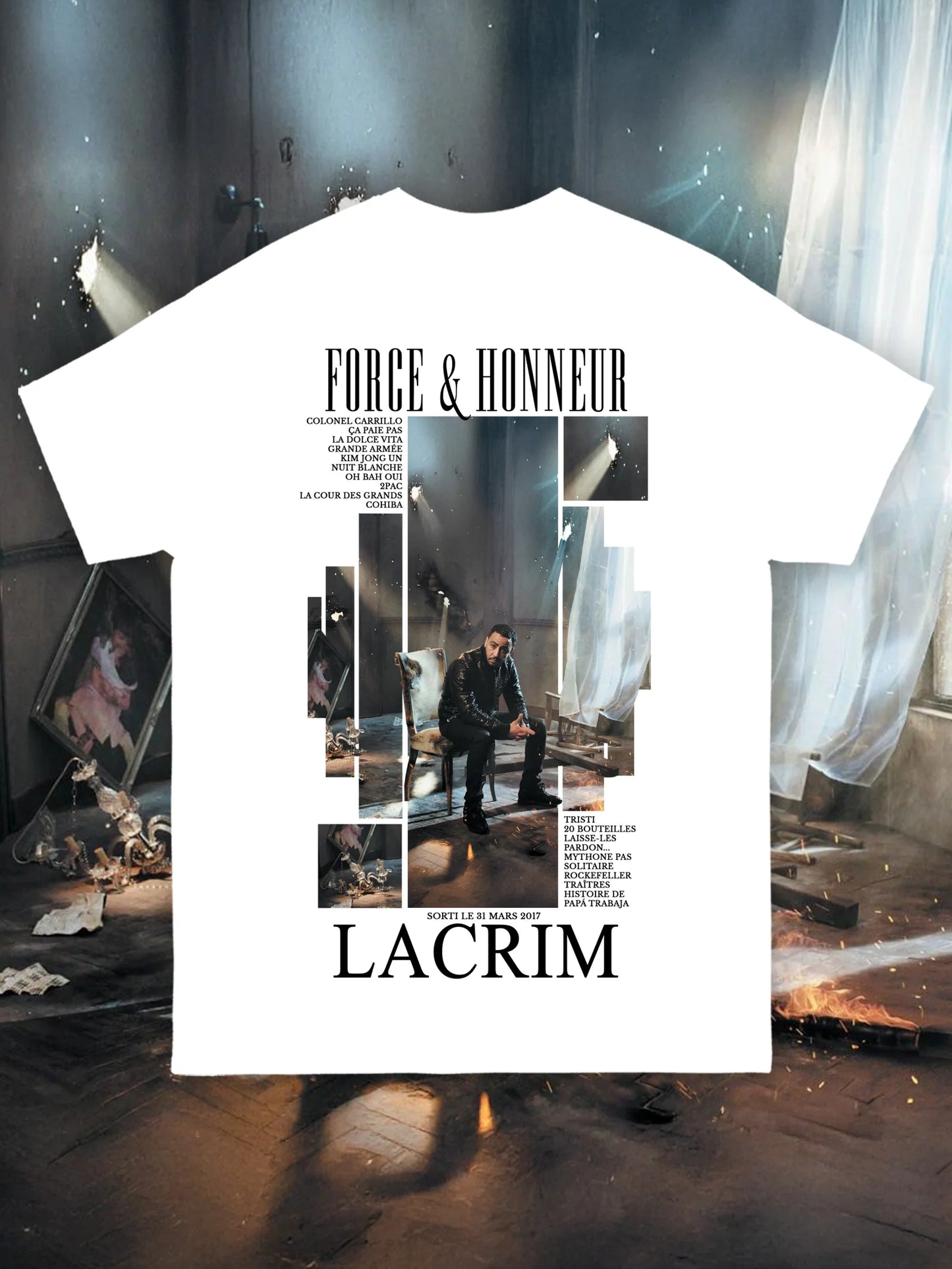T-SHIRT LACRIM - FORCE & HONNEUR