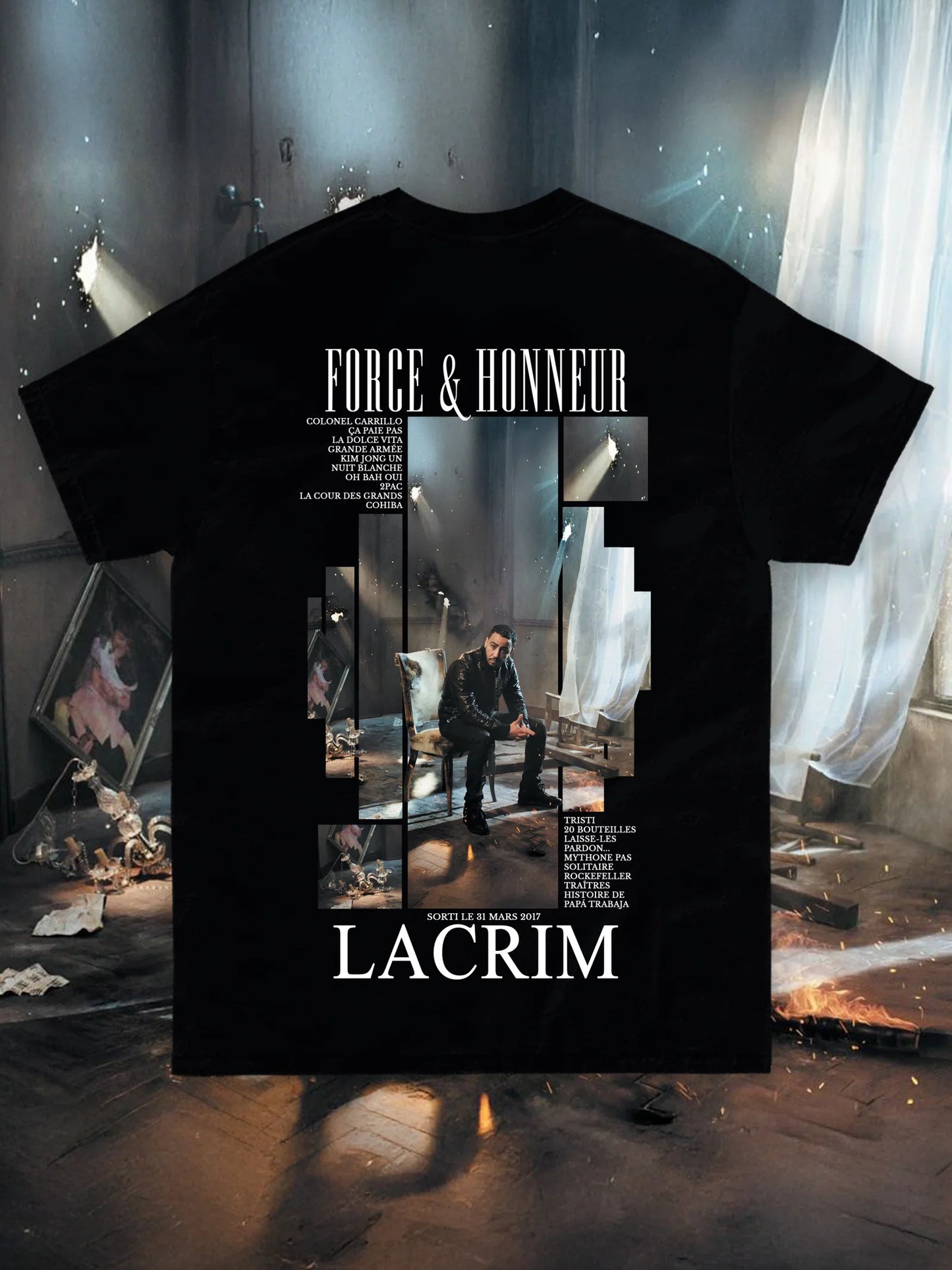 T-SHIRT LACRIM - FORCE & HONNEUR