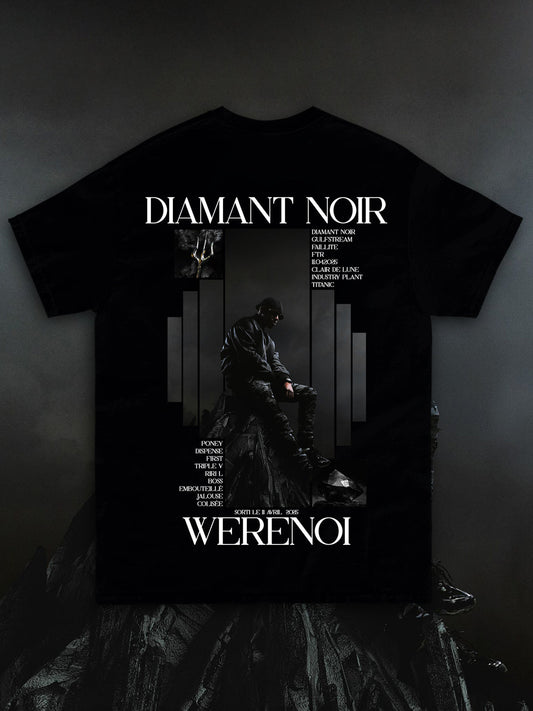 T-SHIRT WERENOI - DIAMANT NOIR