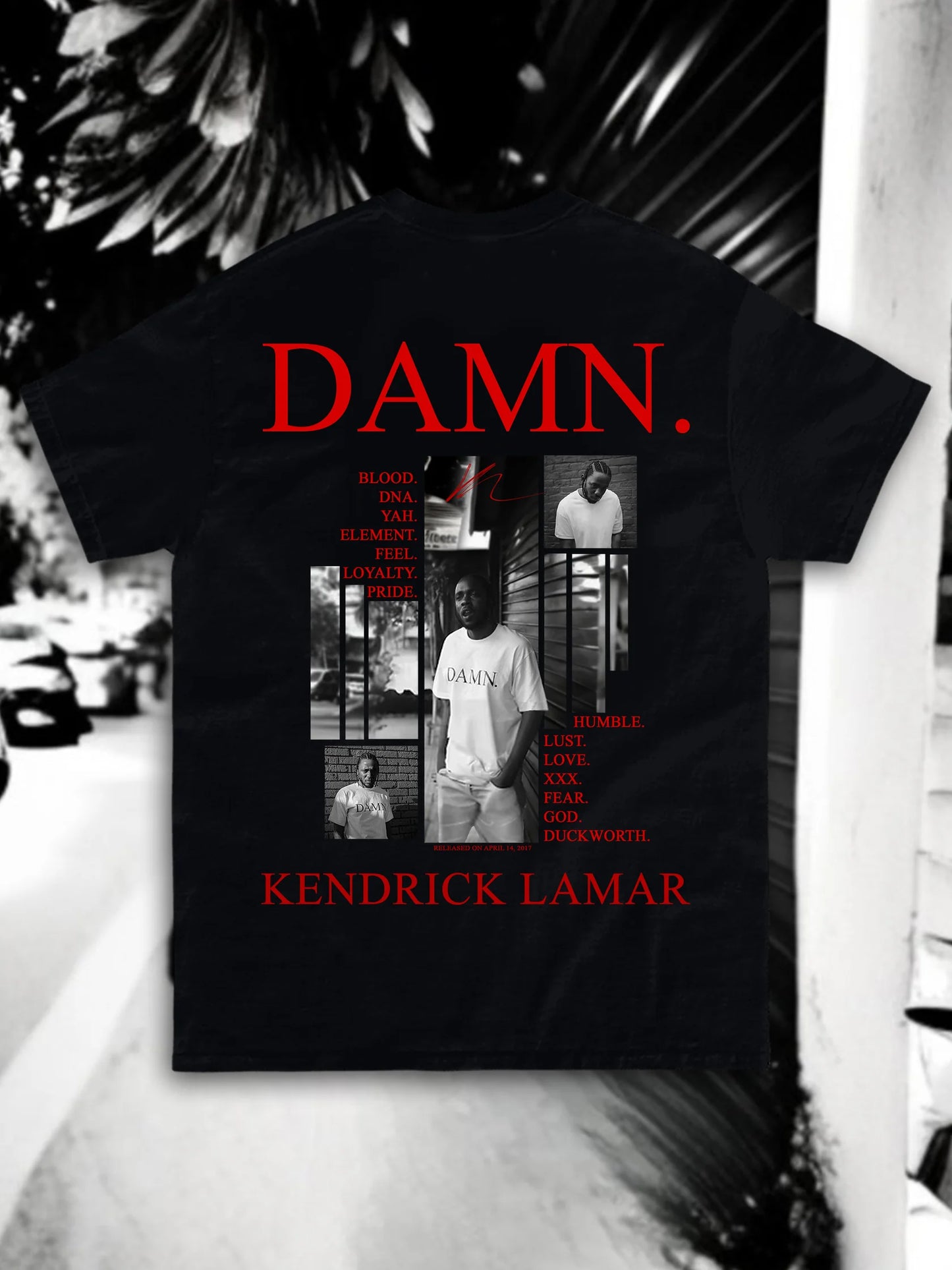 T-SHIRT KENDRICK LAMAR - DAMN