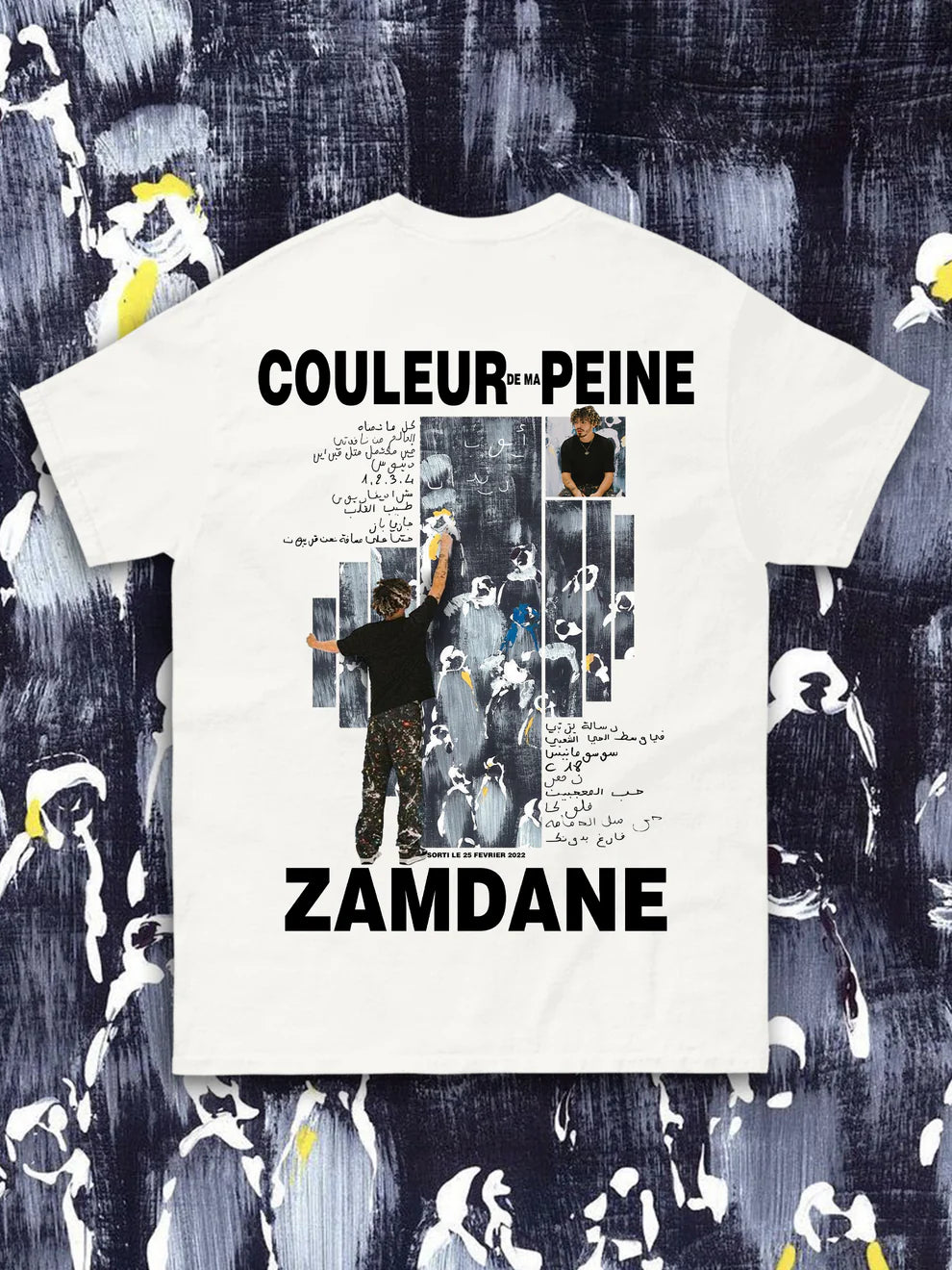 T-SHIRT ZAMDANE - COULEUR DE MA PEINE
