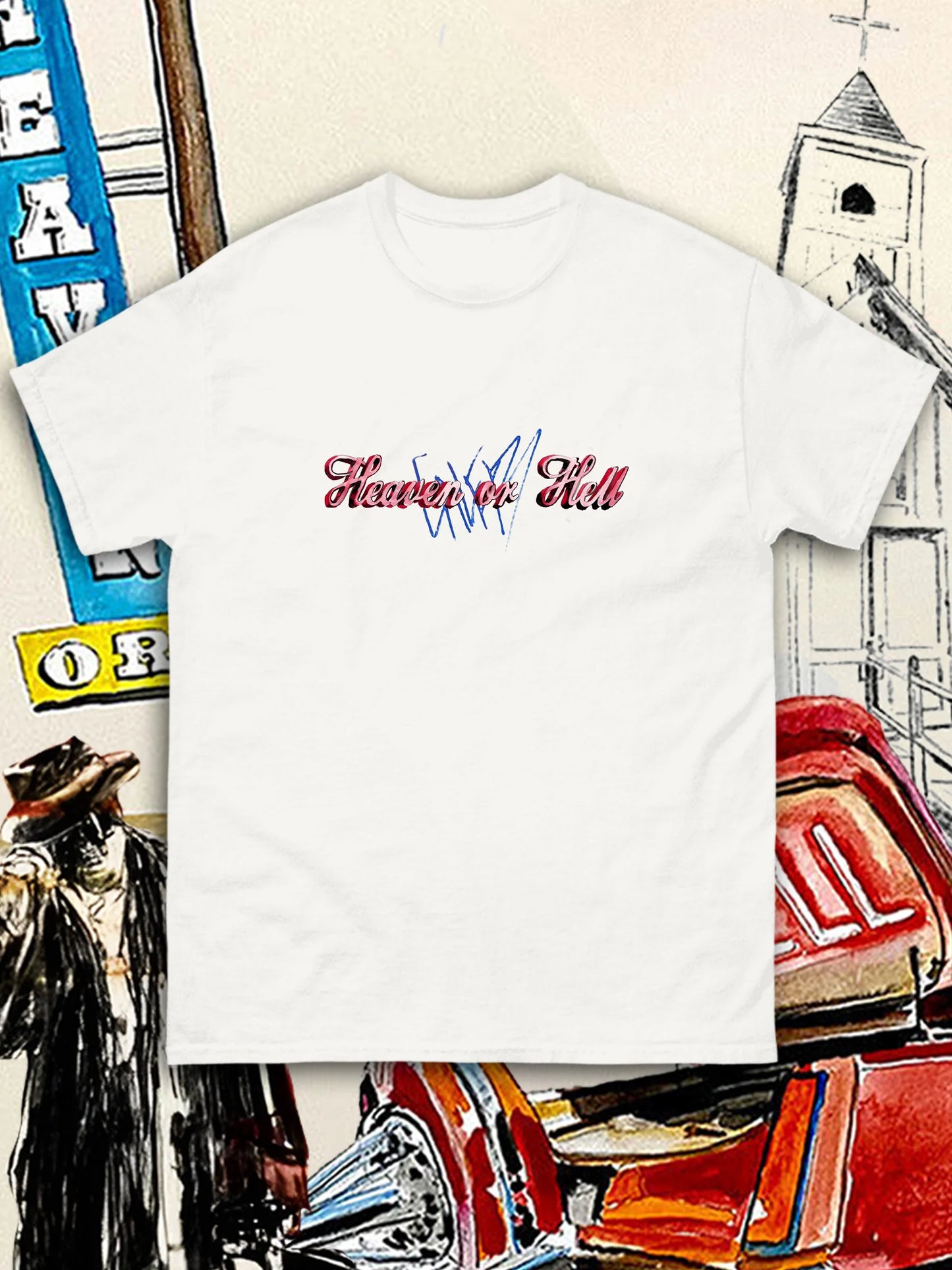 T-SHIRT DON TOLLIVER - HEAVEN AND HELL