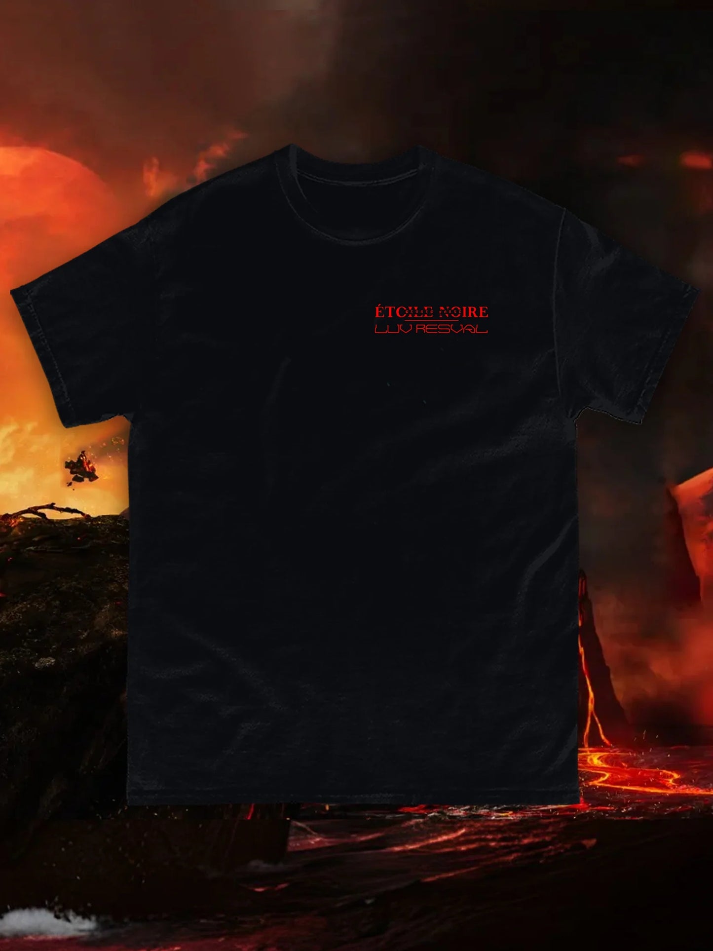 T-SHIRT LUV RESVAL - ÉTOILE NOIRE