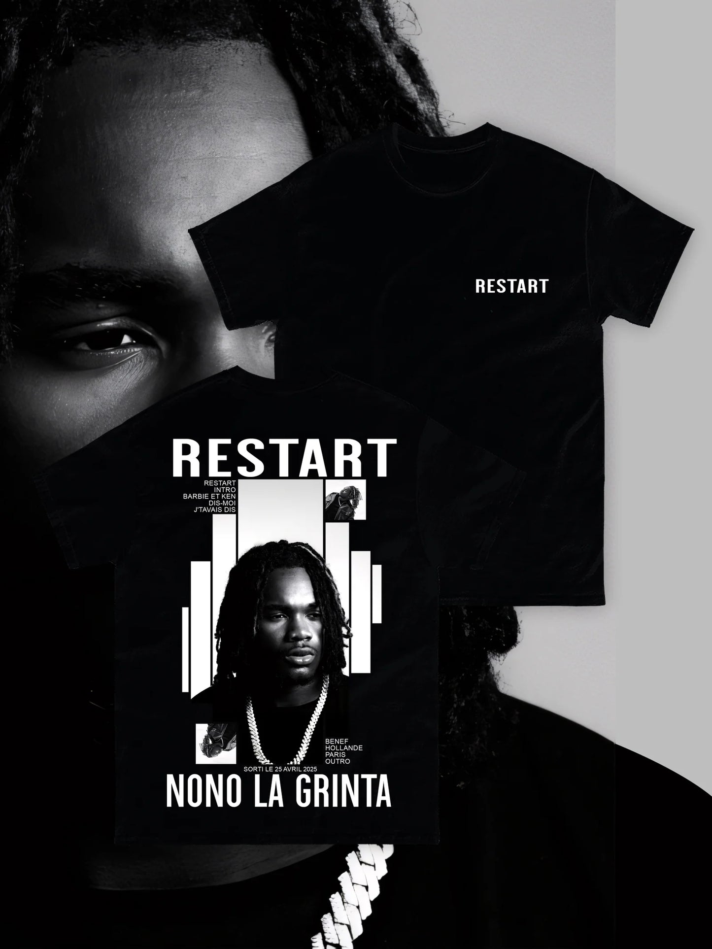 T-SHIRT NONO LA GRINTA - RESTART