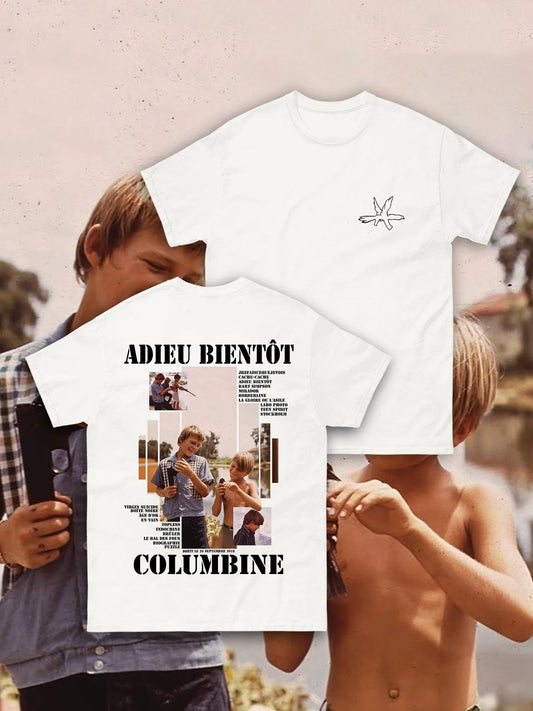 T-SHIRT COLUMBINE - ADIEU BIENTÔT