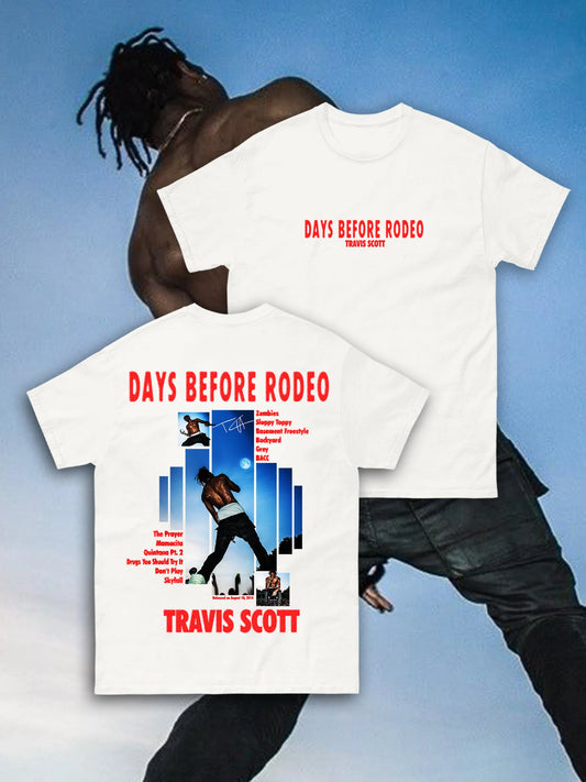 T-SHIRT TRAVIS SCOTT - DAYS BEFORE RODEO