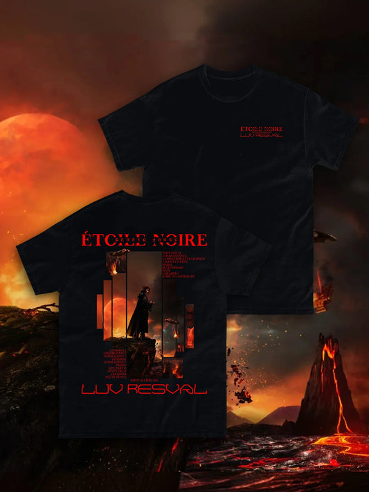 T-SHIRT LUV RESVAL - ÉTOILE NOIRE