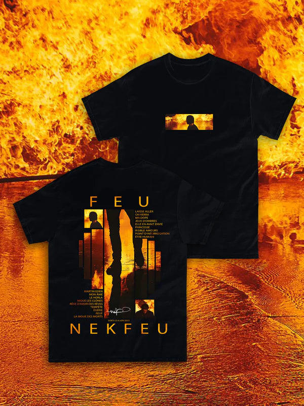 T-SHIRT NEKFEU - FEU