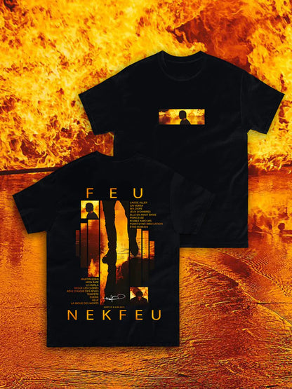 T-SHIRT NEKFEU - FEU