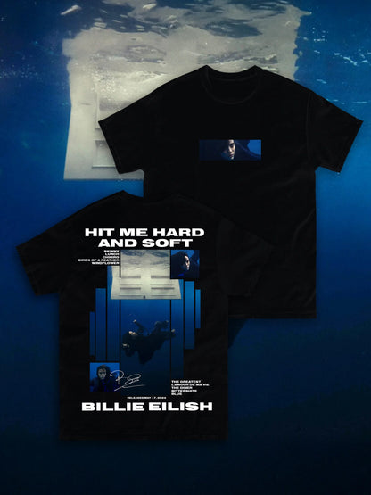 T-SHIRT BILLIE EILISH - HIT ME HARD AND SOFT