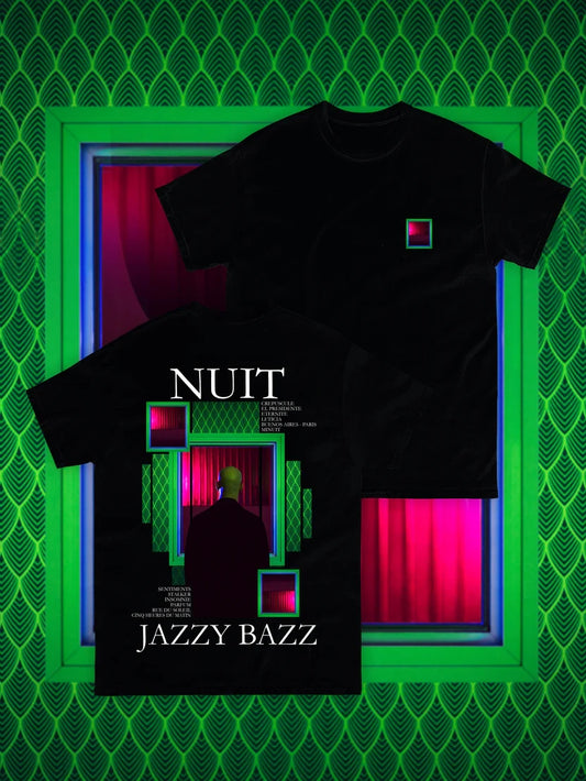 T-SHIRT JAZZY BAZZ - NUIT