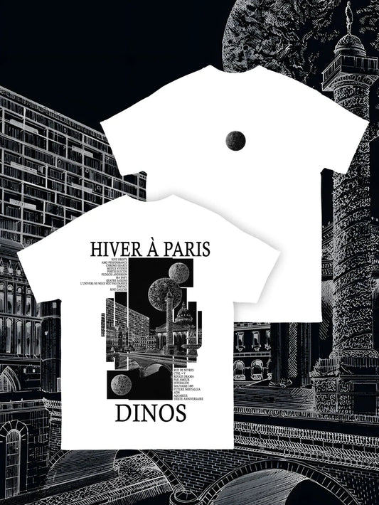 T-SHIRT DINOS - HIVER À PARIS