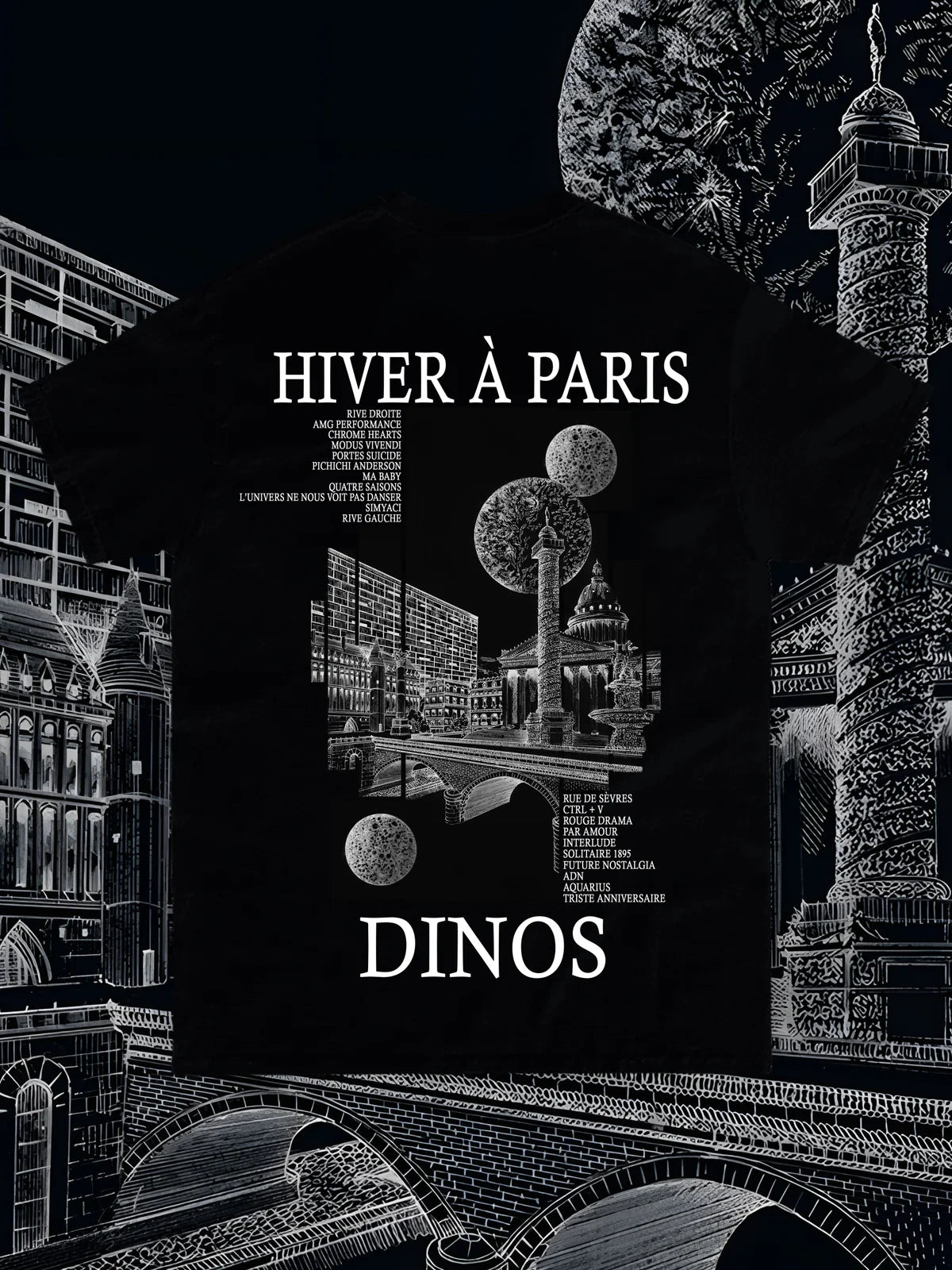 T-SHIRT DINOS - HIVER À PARIS