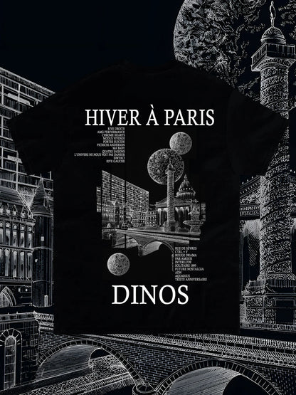 T-SHIRT DINOS - HIVER À PARIS