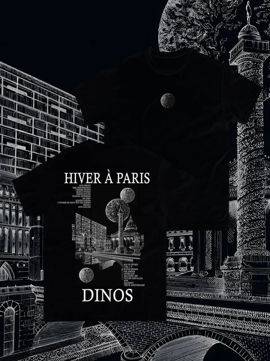 T-SHIRT DINOS - HIVER À PARIS
